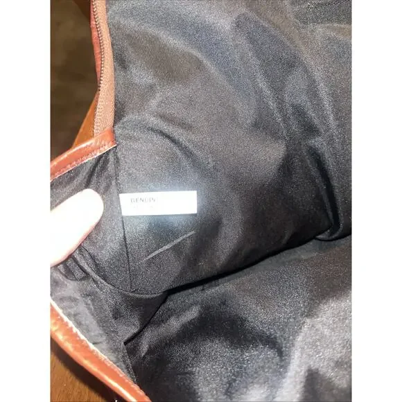 Vintage Leather Travel Bag Overnight Bag Soft Made In Columbia Satchel Large - Picture 5 of 7